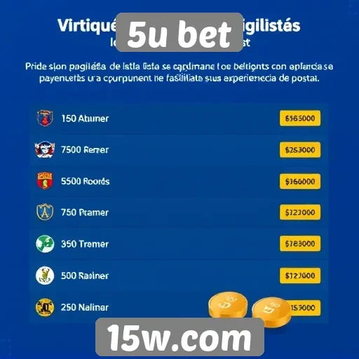 Comparação das opções de pagamento no 5u bet